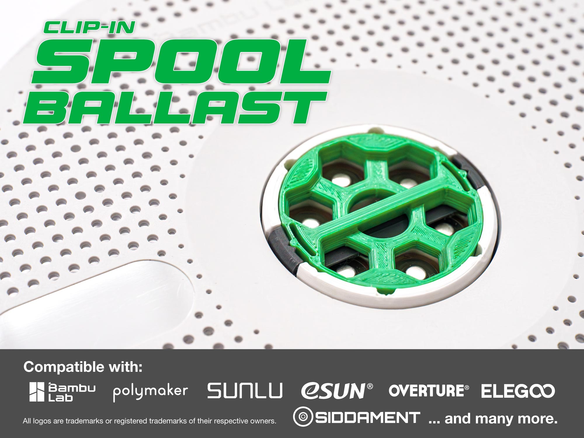 Spool Ballast for AMS Rollers