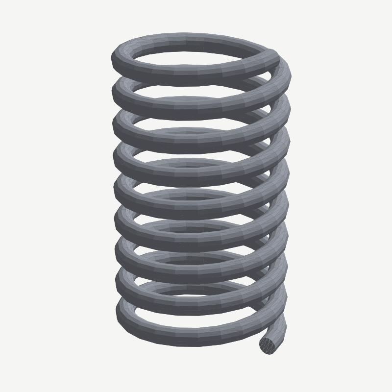 Mola Decorativa / Slinky 3D