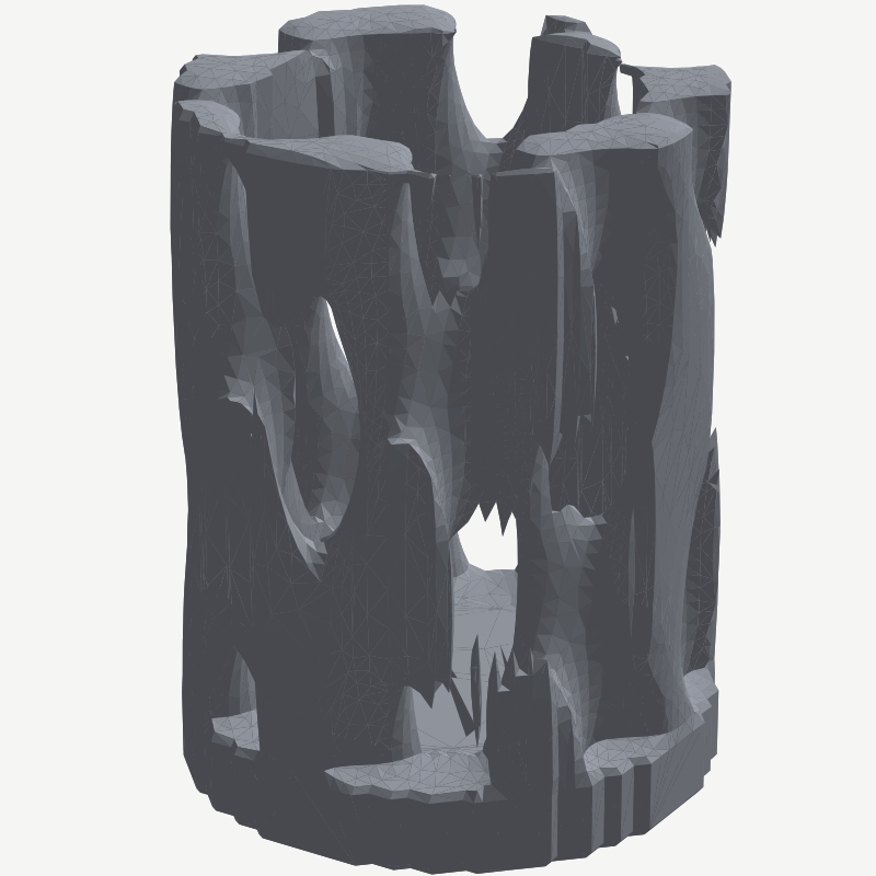 Vaso Gyroid — Padrão Matemático