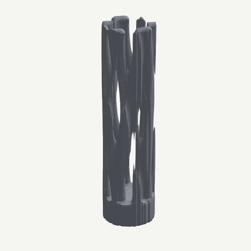 Vaso Gyroid Alto Slim